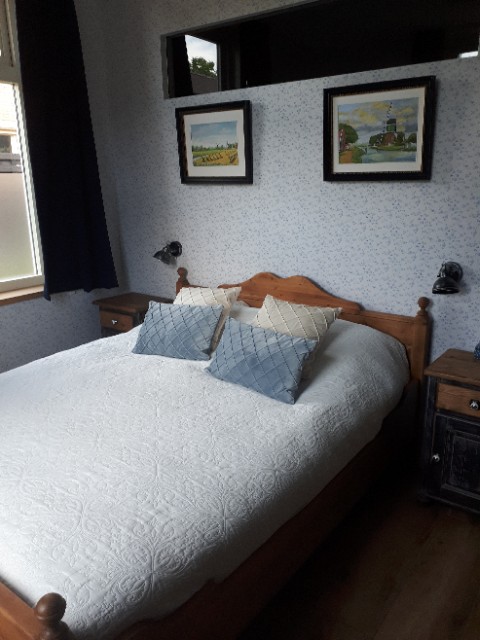 Foto van het bed